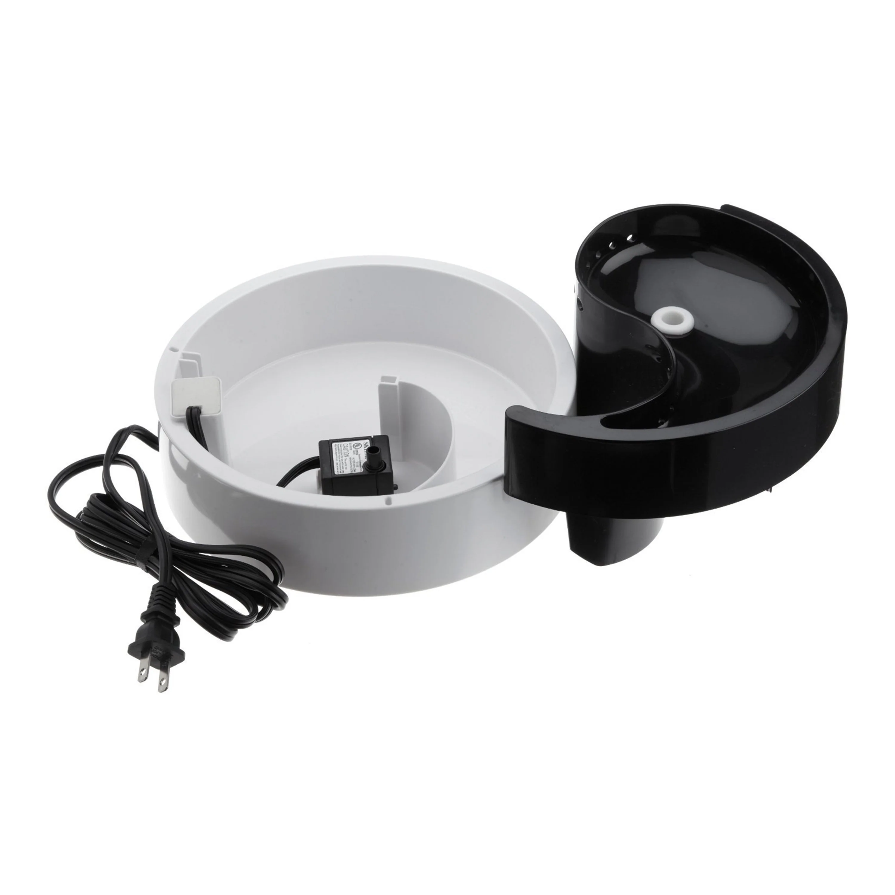 Pioneer Pet Fung Shui Plastic Dog & Cat Drinking Fountain Black & White 60-oz - Image 6