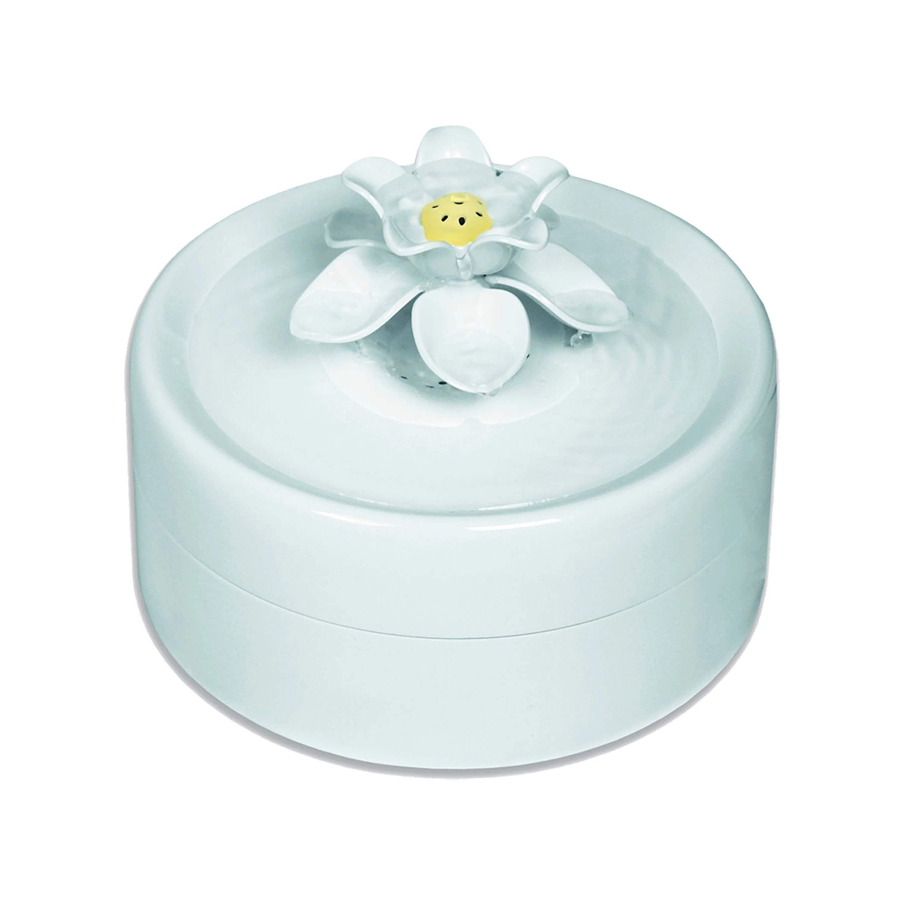 Pioneer Pet Magnolia Premium Plastic Dog & Cat Drinking Fountain White 55-oz - Image 3