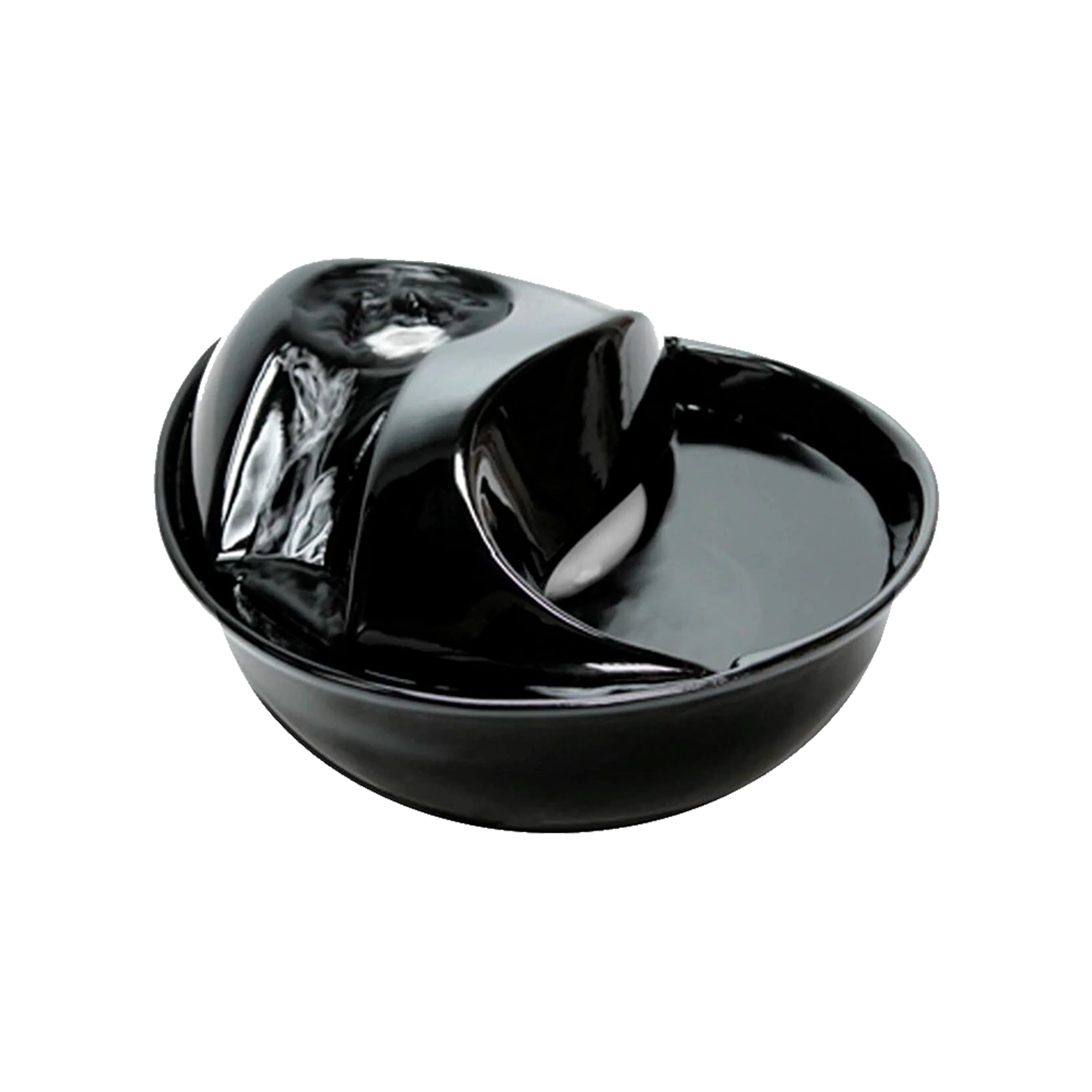 Pioneer Pet Raindrop Ceramic Dog & Cat Drinking Fountain Black 60-oz - Image 3