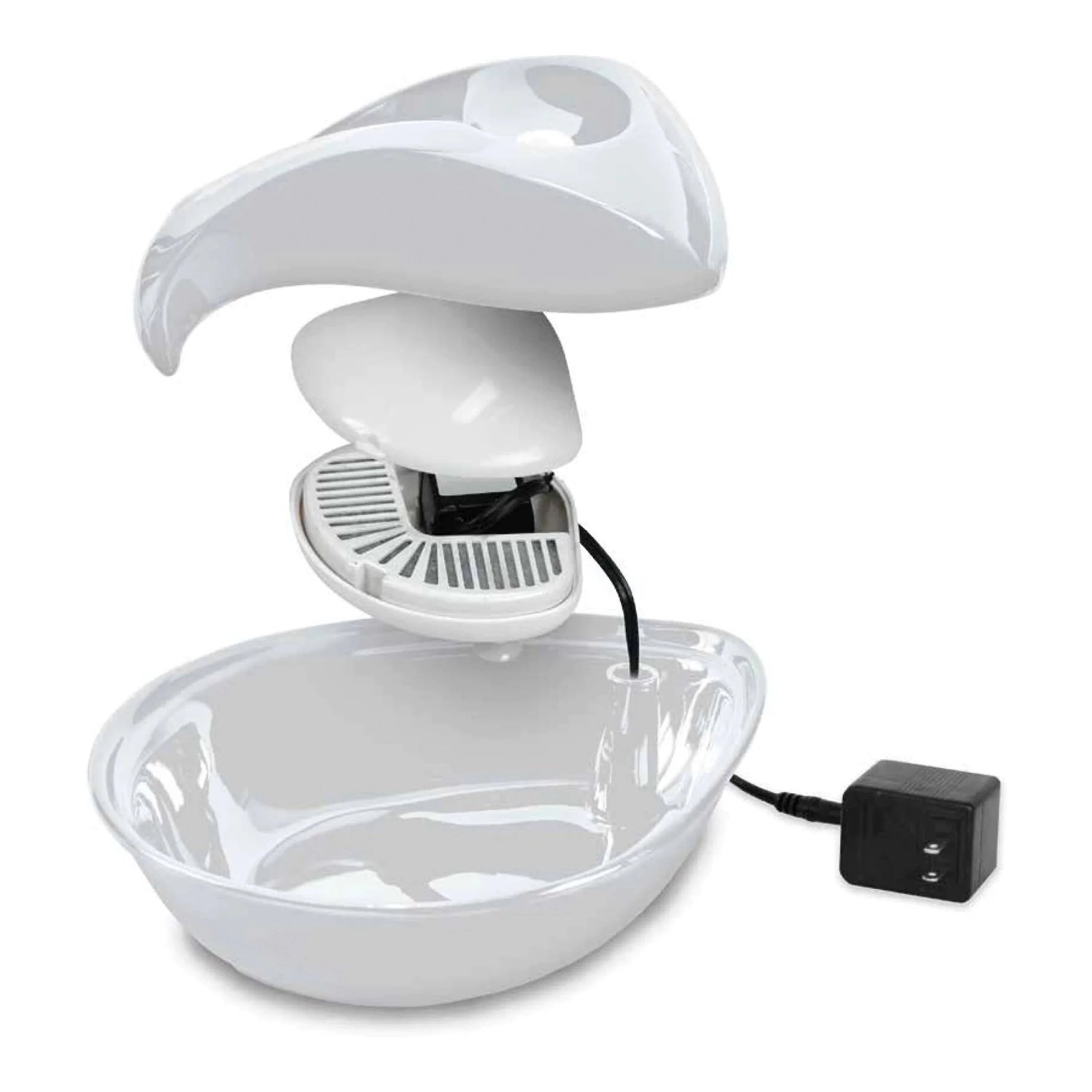 Pioneer Pet Raindrop Ceramic Dog & Cat Drinking Fountain White 60-oz - Image 4