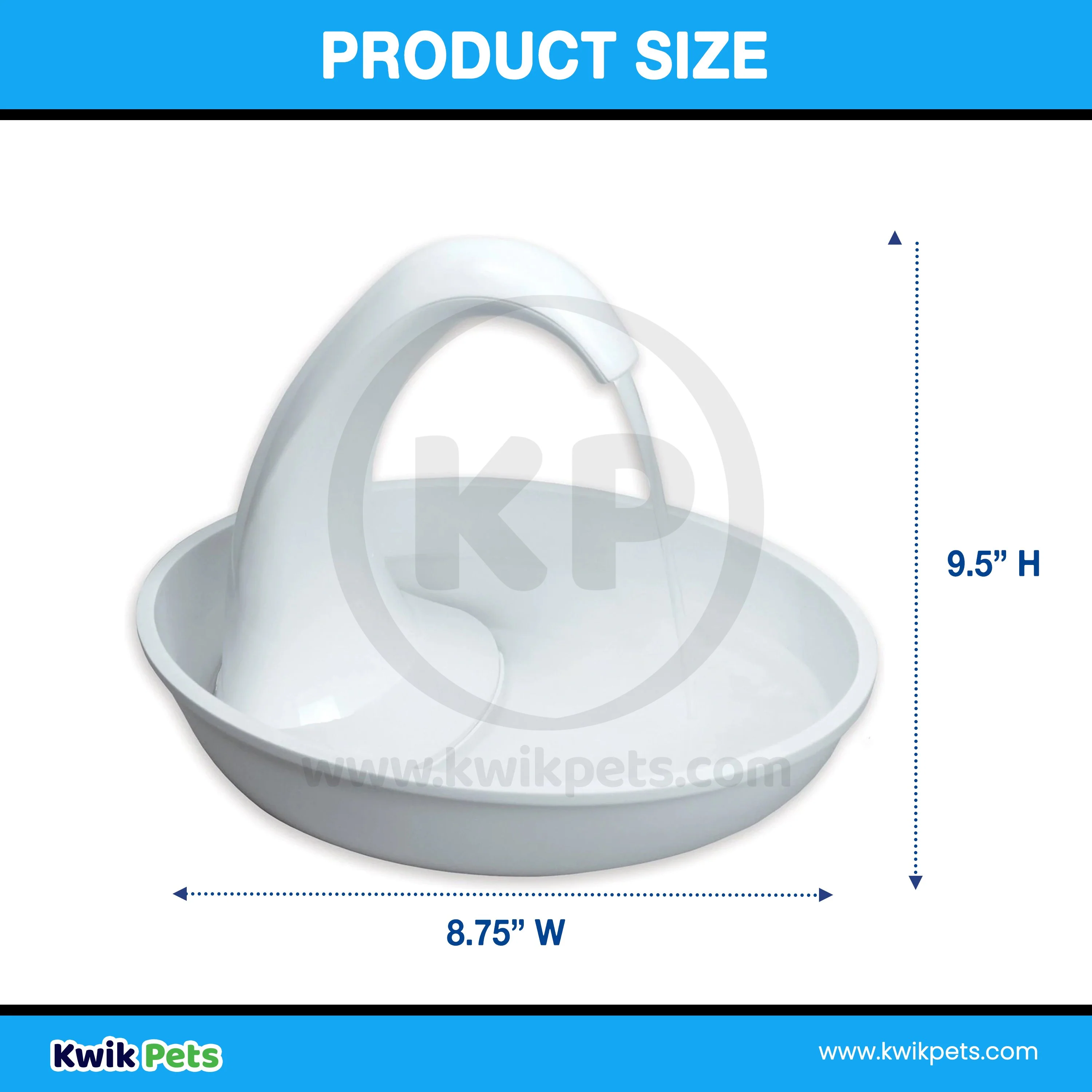 Pioneer Pet Swan Dog & Cat Drinking Fountain White 80-oz - Image 4