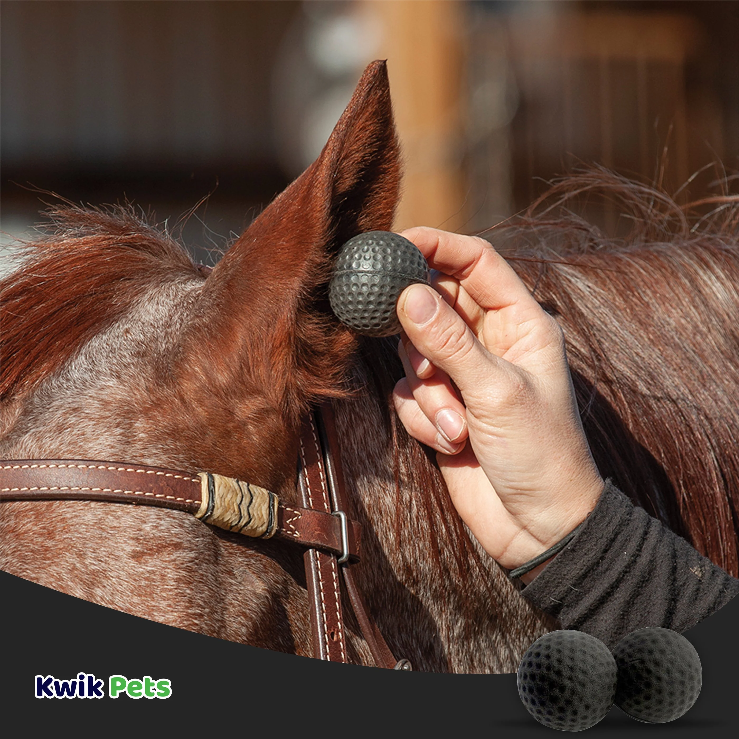 Equine Healthcare International Pony Pomms Horse Ear Plugs Pink 2 Count - Image 5