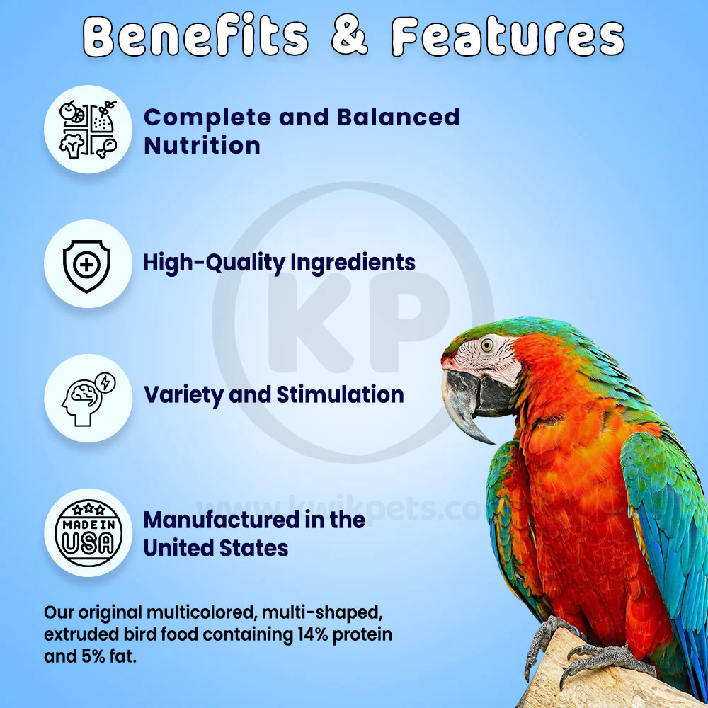 Pretty Bird Daily Select Premium Bird Food Large 3-lb - Image 2