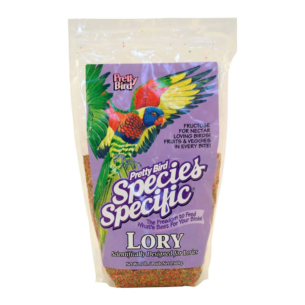 Pretty Bird Species Specific Lory Pelleted Bird Food 3-lb
