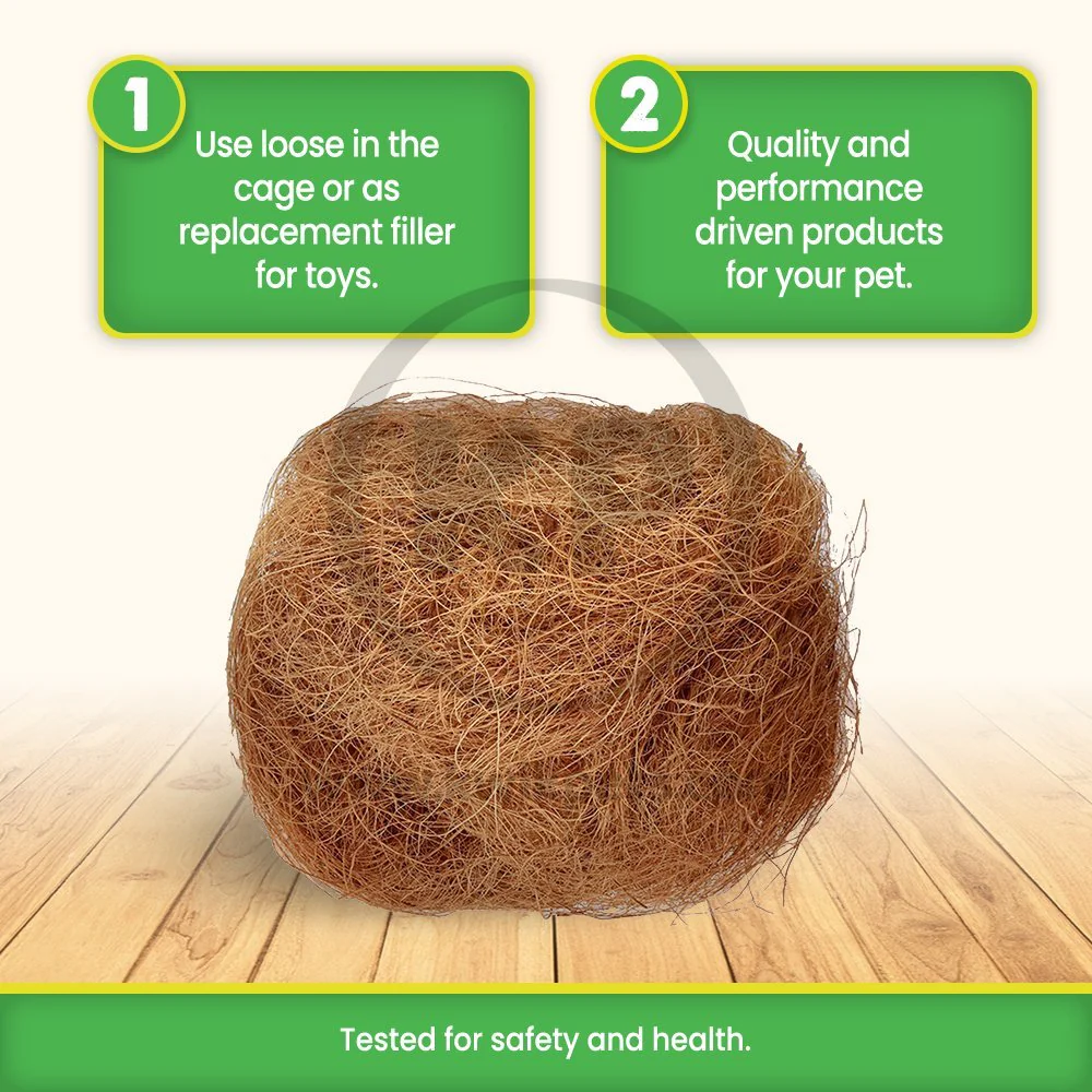 Prevue Pet Products Coco Bedding for Birds & Small Animals Cocoa Brown 4 in X 3.5 in - Image 3