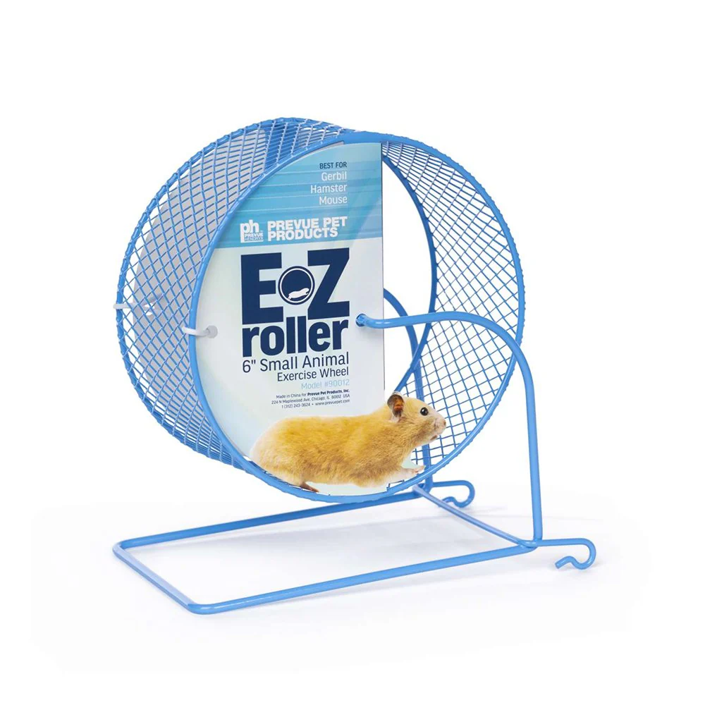 Prevue Pet Products E-Z Roller Exercise Wheel for Gerbil, Dwarf Hamster & Mouse 6-in