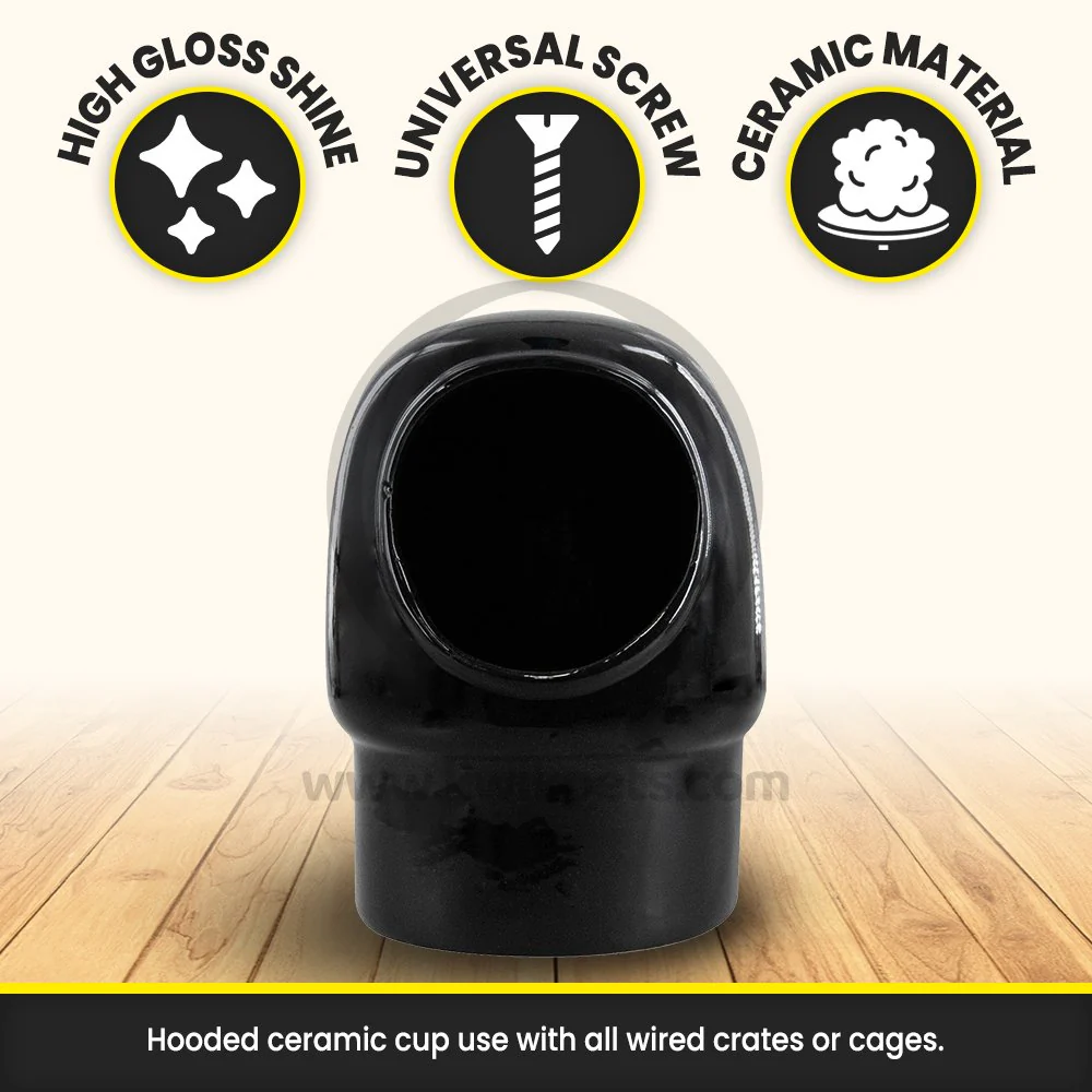 Prevue Pet Products Hooded Ceramic Bird Cup 10-oz - Image 3