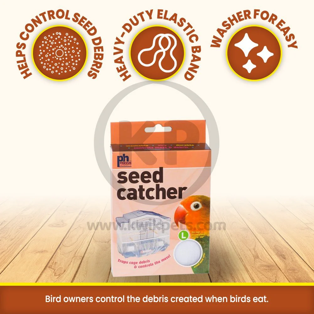 Prevue Pet Products Mesh Bird Seed Catcher White Large - Image 2