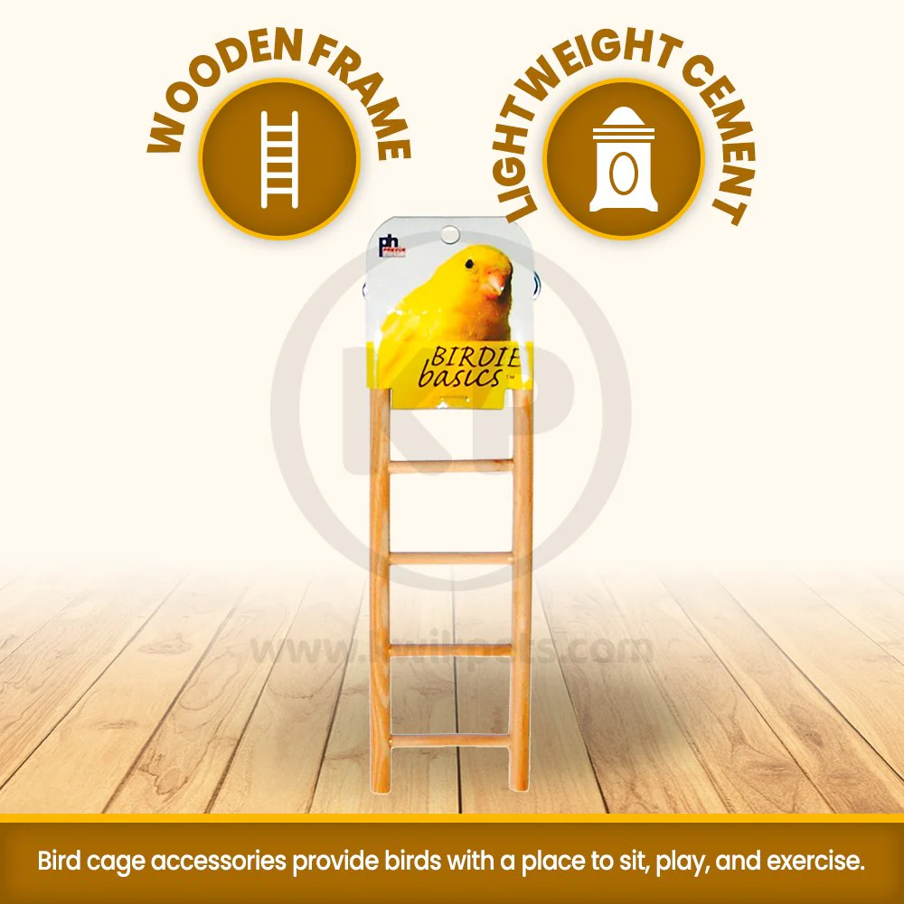 Prevue Pet Products 5-Rung Wood Ladder for Birds 2.88 in X 8 in - Image 3