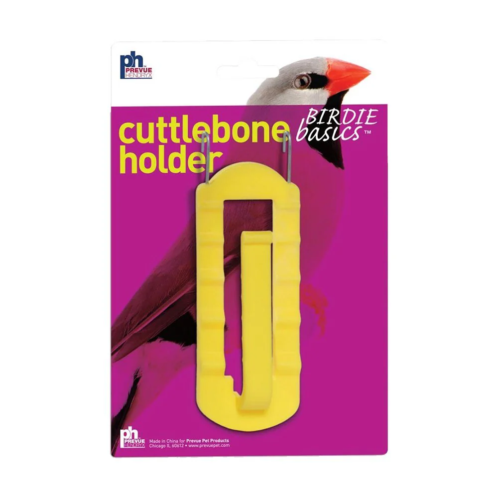 Prevue Pet Products Cuttlebone & Treat Holder for Birds Yellow One Size