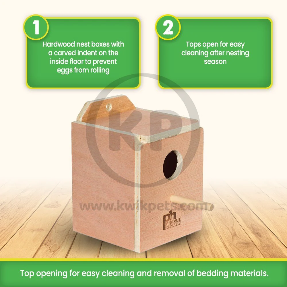 Prevue Pet Products Inside Mount Finch Nest Box Small - Image 3