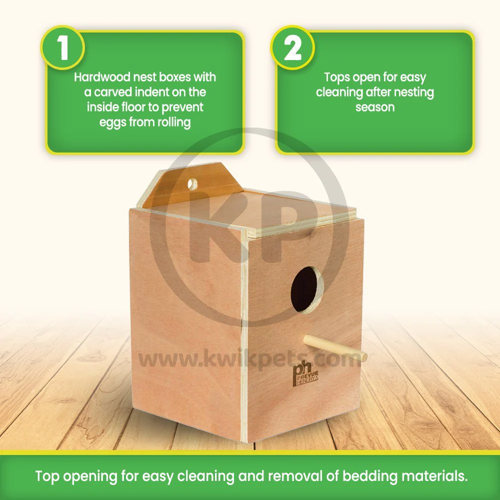 Prevue Pet Products Inside Mount Lovebird Nest Box Medium - Image 3