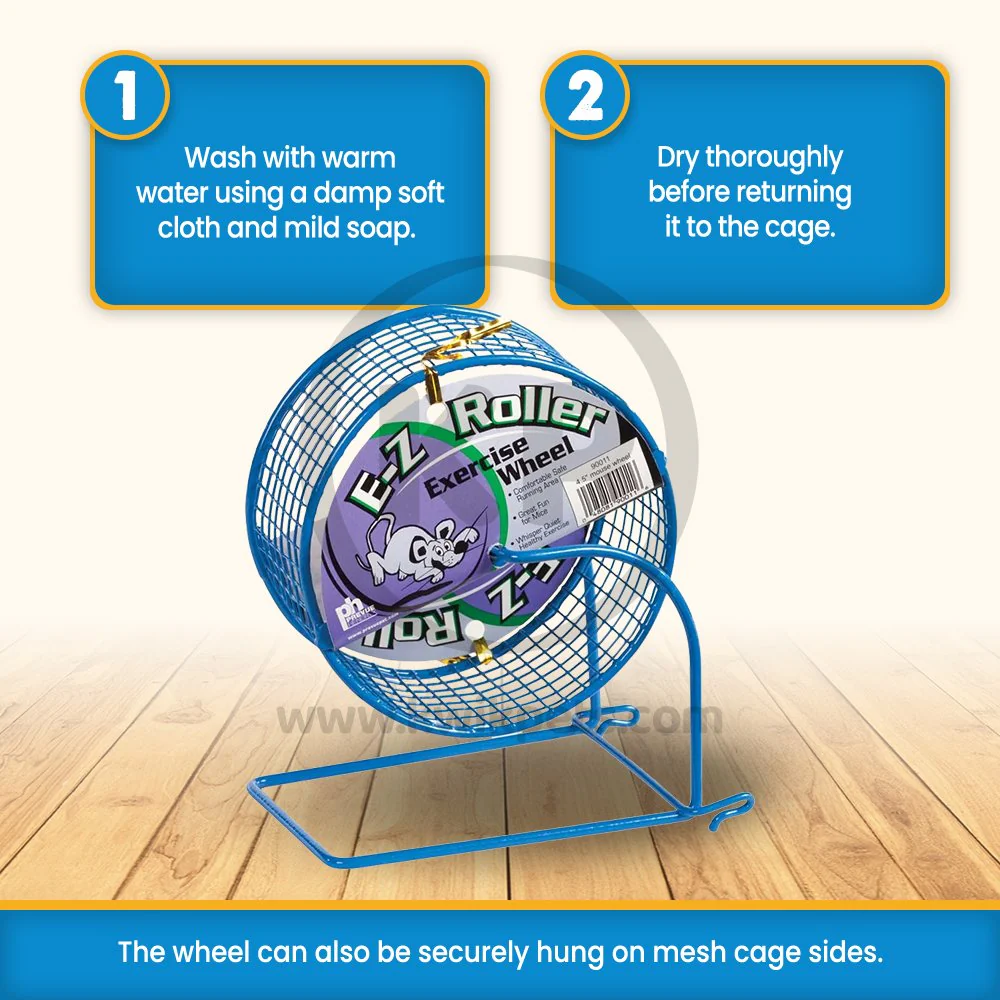 Prevue Pet Products E-Z Roller Exercise Wheel for Mouse Assorted 4-5 in - Image 3