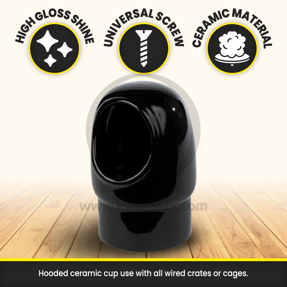 Prevue Pet Products Hooded Ceramic Bird Cup 4-oz - Image 2