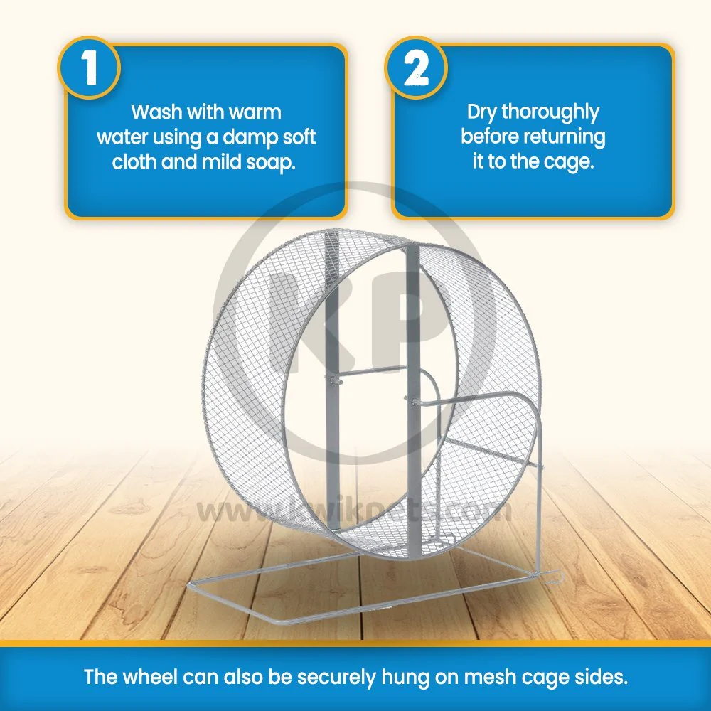 Prevue Pet Products E-Z Roller Exercise Wheel for Chinchilla & Rat 11-in - Image 3