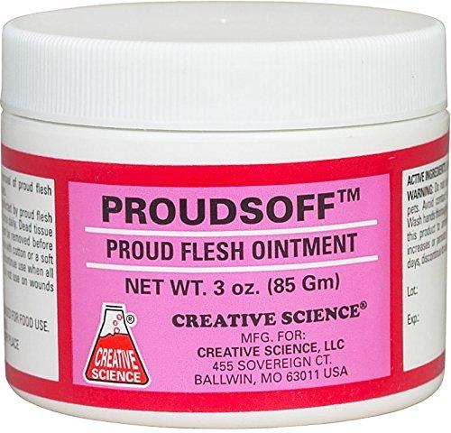 ProudsOff Proud Flesh Ointment for Horses, Cattle, Sheep and Goats 3-oz