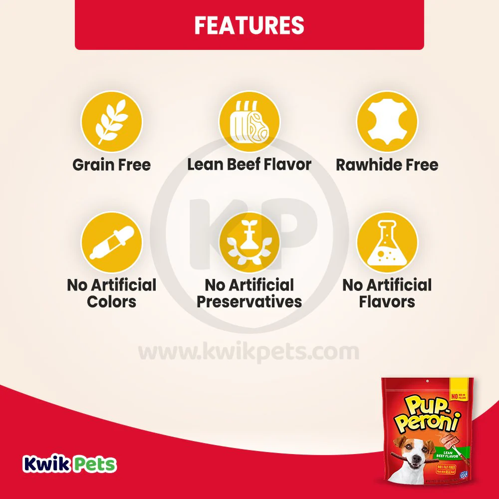 Pup-Peroni Lean Beef Dog Treats 22.5-oz - Image 3