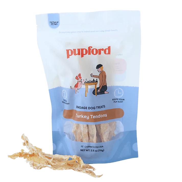 Pupford Turkey Tendon Dog Chews 2.5-oz