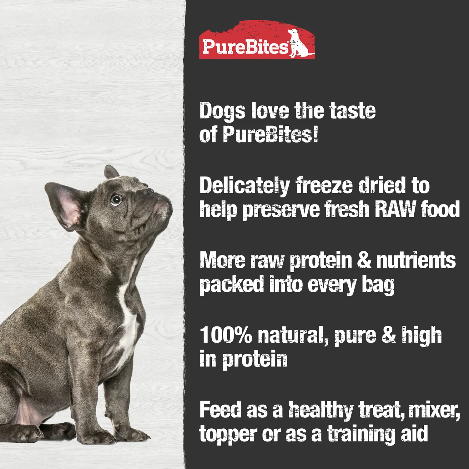PureBites Chicken Breast Freeze-Dried Dog Treats 11.6-oz - Image 3