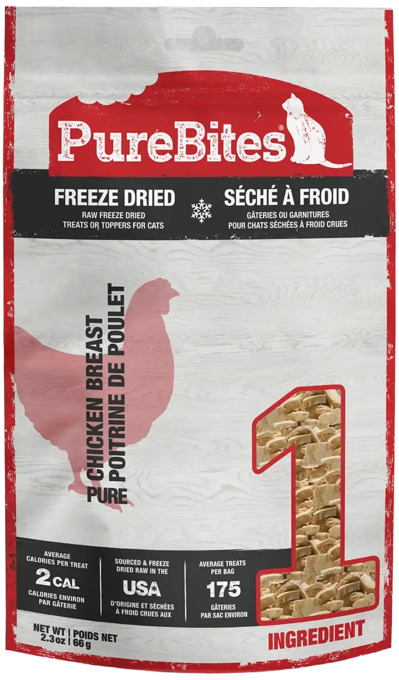 PureBites Chicken Breast Freeze-Dried Cat Treats 2.3-oz