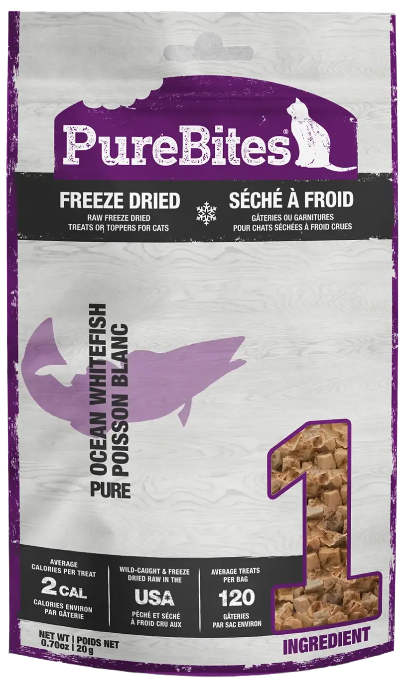 PureBites Whitefish Freeze-Dried Cat Treats 0.7-oz