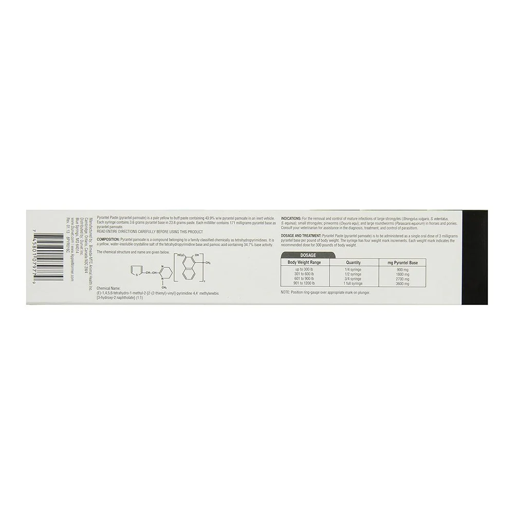 Durvet Pyrantel Horse Dewormer Paste 23.6 Gram - Image 2