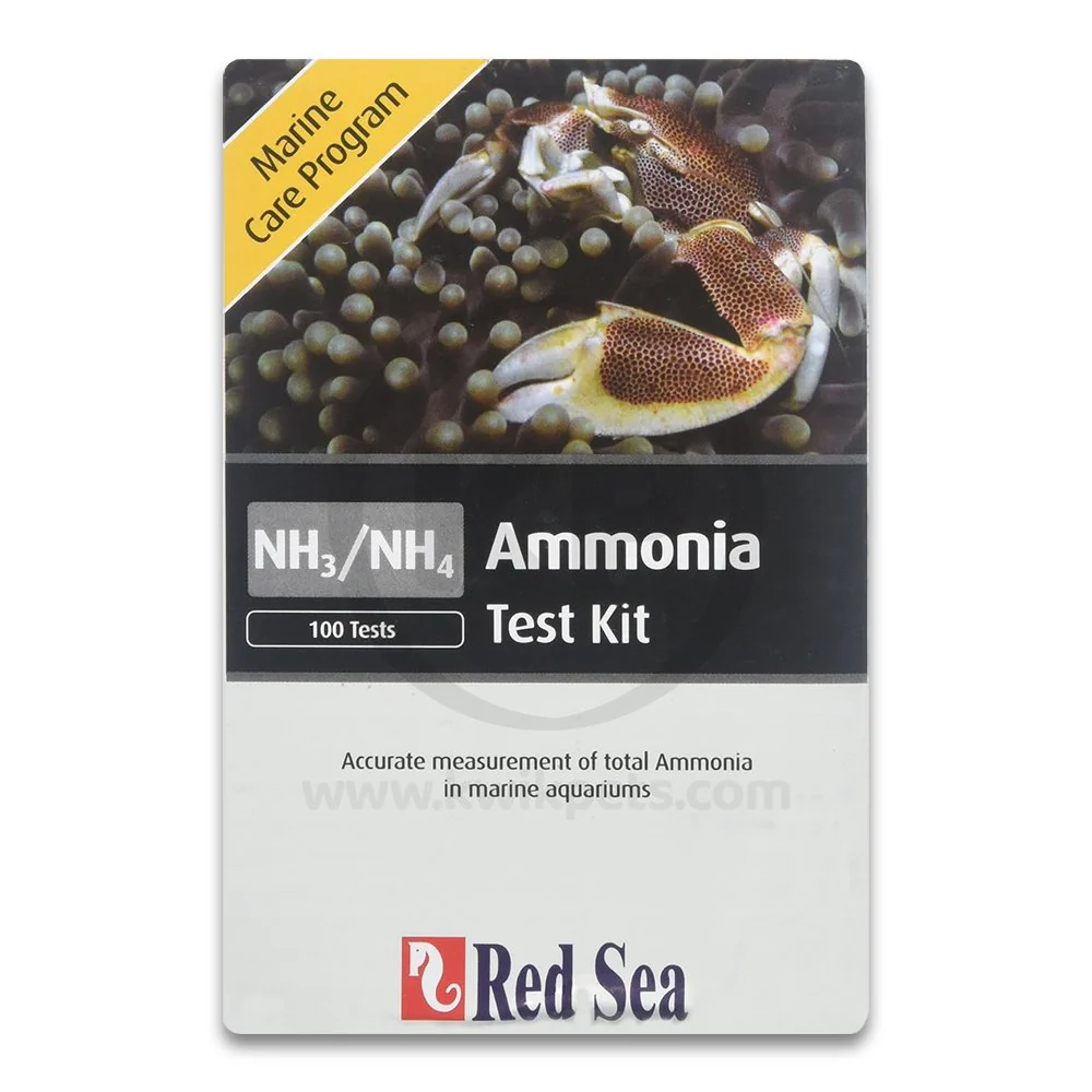 Red Sea Marine Care Program Ammonia Test Kit 100 Tests for Aquarium