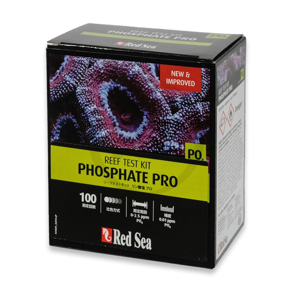 Red Sea Marine Care Program Phosphate Test Kit 100 Tests for Aquarium