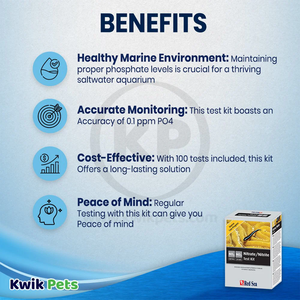 Red Sea Nitrate/Nitrite Test Kits for Aquarium - Image 3