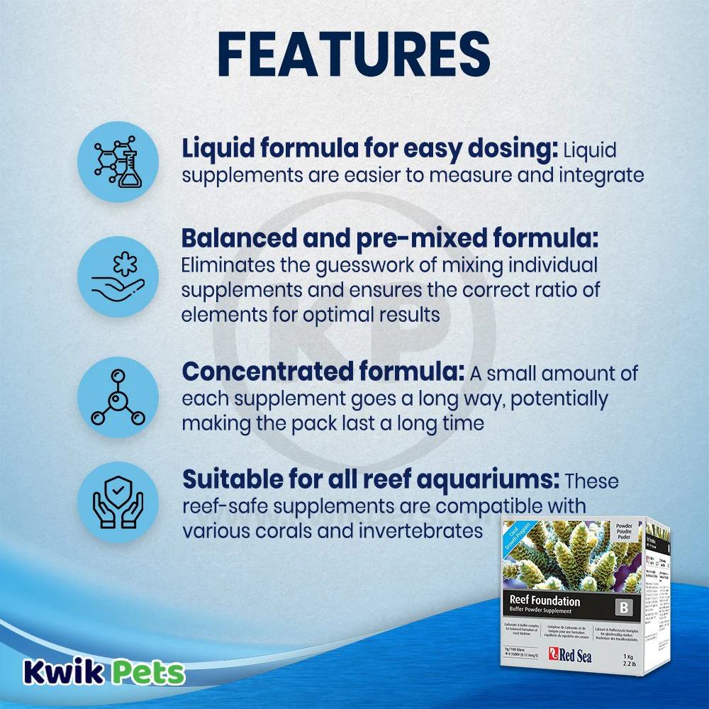 Red Sea Reef Foundation B Powder Supplement 2.2-lb - Image 2