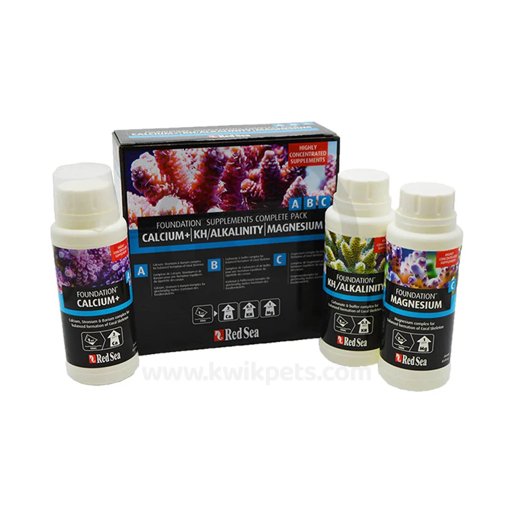 Red Sea Reef Foundation ABC Complete Liquid Supplement Pack 250 ml-each 3 Count - Image 4