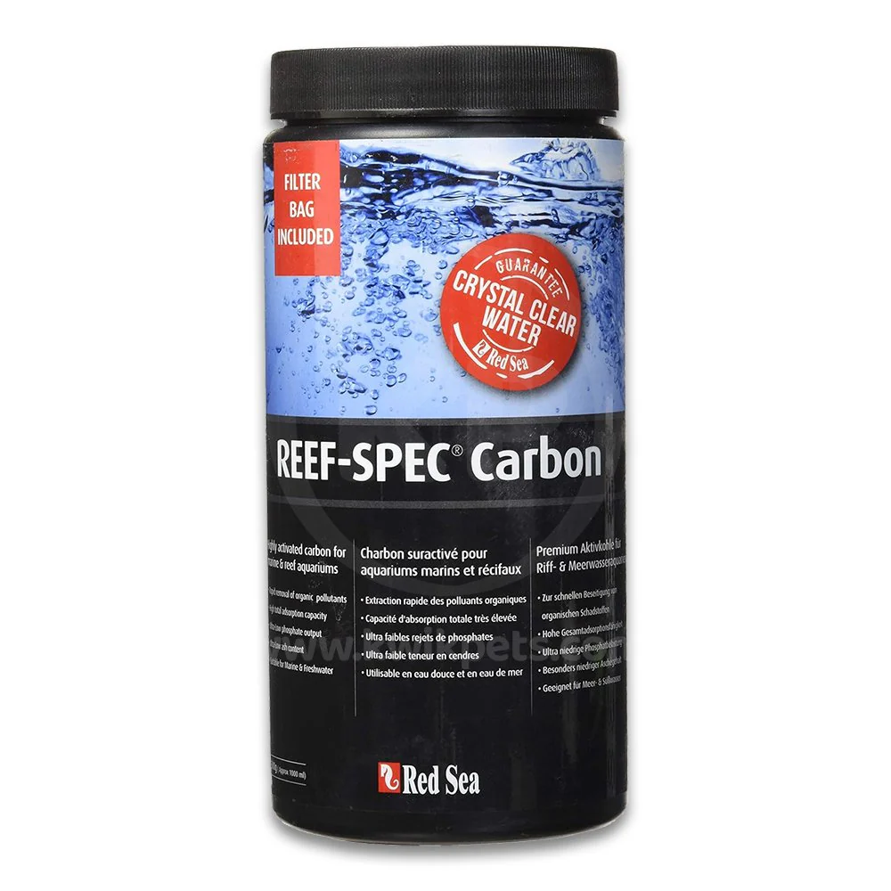 Red Sea REEF-SPEC Carbon Filter Media for Aquarium 1000 ml