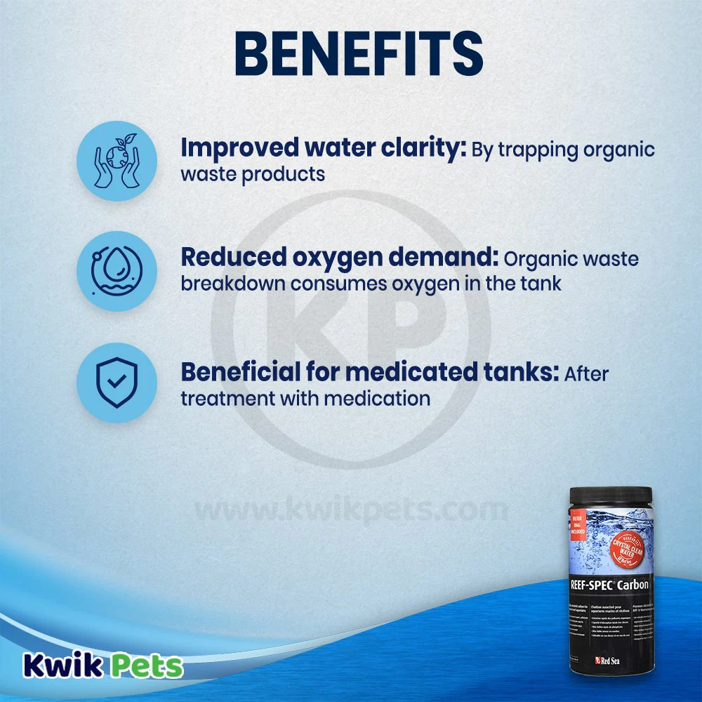 Red Sea REEF-SPEC Carbon Filter Media for Aquarium 1000 ml - Image 3