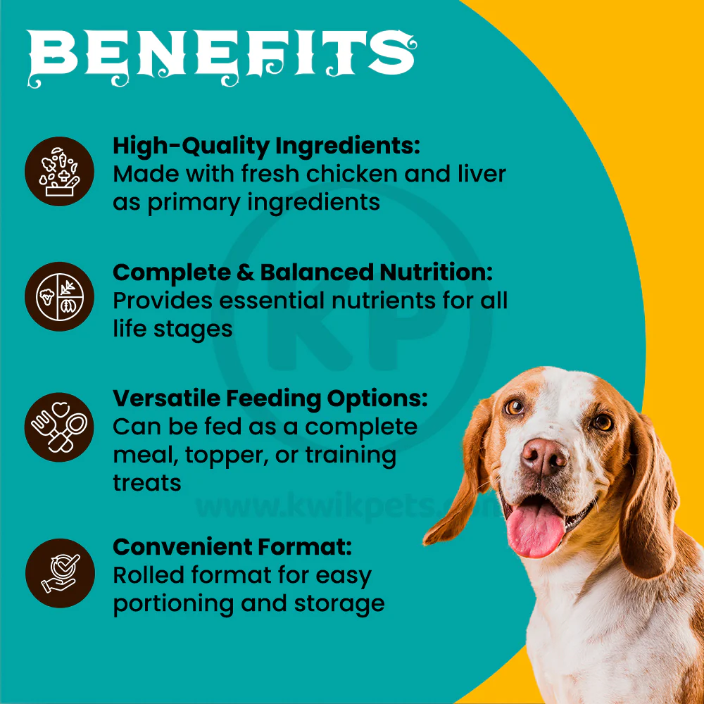 Redbarn Dog Food Roll Chicken Recipe 4-lb - Image 4