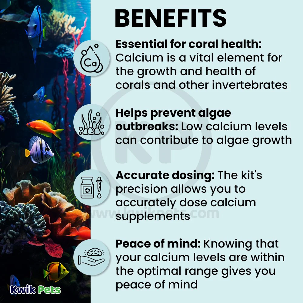 Salifert Calcium Profi-Test Kit for Aquarium 50-100 Tests - Image 3