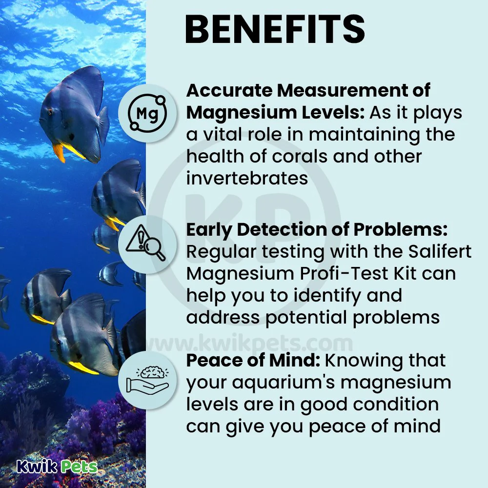 Salifert Magnesium Profi-Test Kit for Aquarium 50 Tests - Image 4