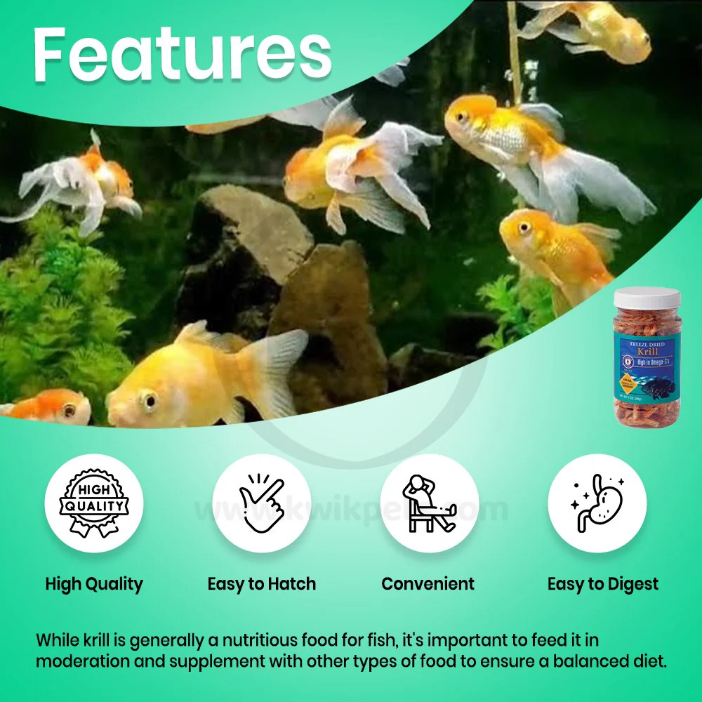San Francisco Bay Brand Krill Freeze-Dried Fish Food 1-oz - Image 2
