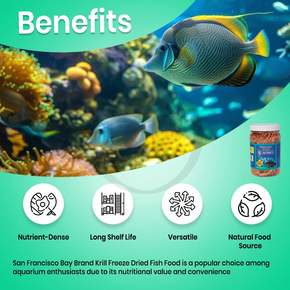 San Francisco Bay Brand Krill Freeze-Dried Fish Food 4-oz - Image 3