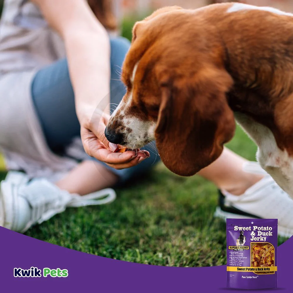 Savory Prime Natural Sweet Potato & Duck Jerky Dog Treats 16-oz - Image 6