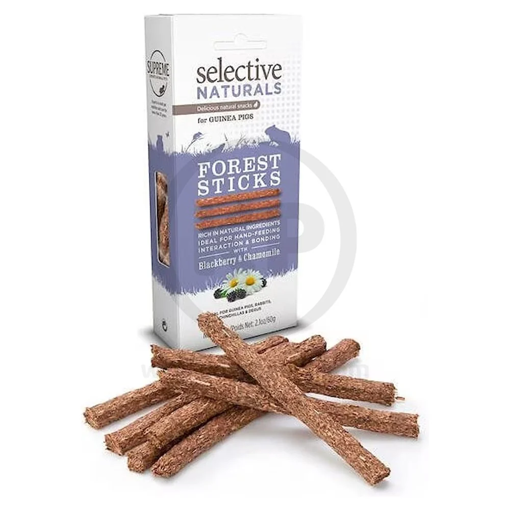 Science Selective Forest Sticks with Blackberry & Chamomile Guinea Pig Treats 2.1-oz - Image 3