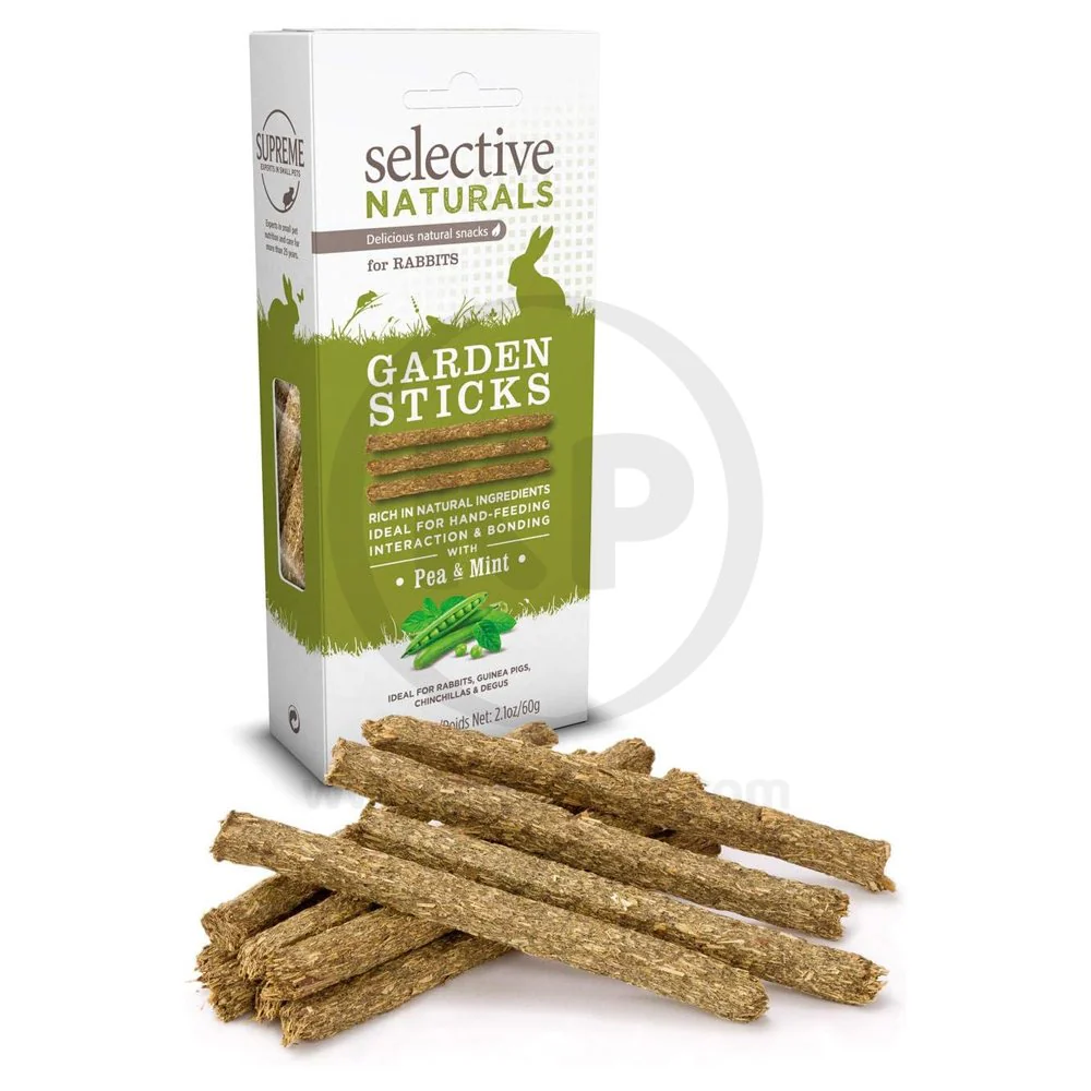 Science Selective Garden Sticks with Pea & Mint Rabbit Treats 2.1-oz - Image 3