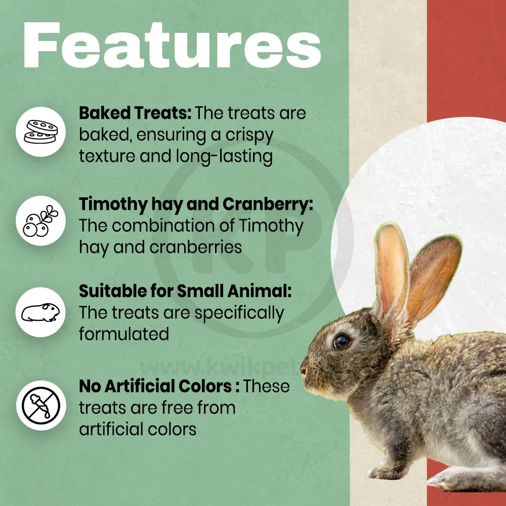 Science Selective Meadow Loops with Timothy Hay & Thyme Rabbit Treats 2.8-oz - Image 3