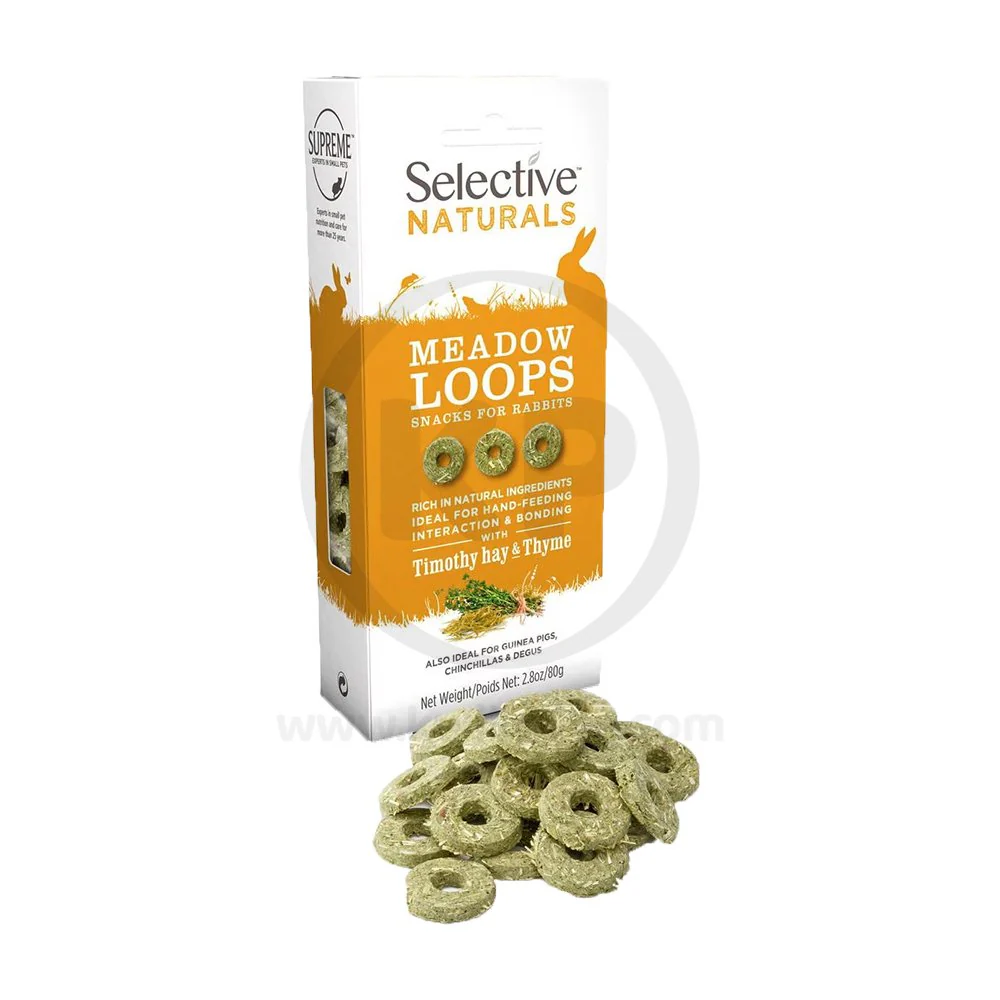 Science Selective Meadow Loops with Timothy Hay & Thyme Rabbit Treats 2.8-oz - Image 5