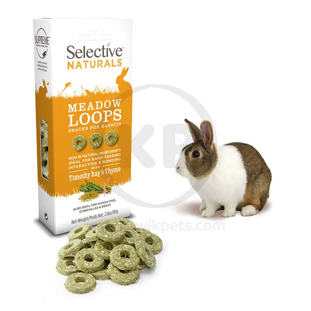 Science Selective Meadow Loops with Timothy Hay & Thyme Rabbit Treats 2.8-oz - Image 6
