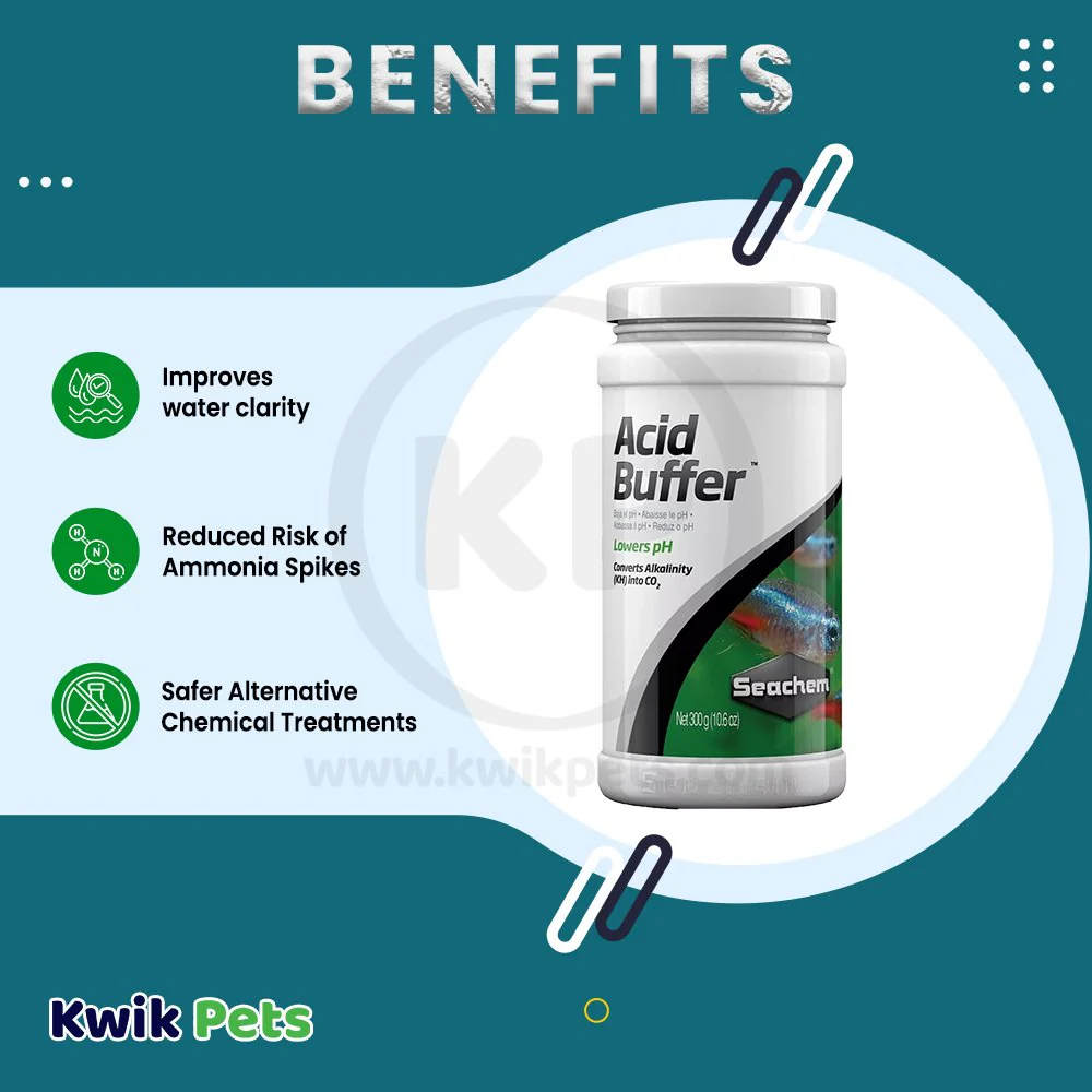 Seachem Acid Buffer Aquarium Water Treatment 10.6-oz - Image 3