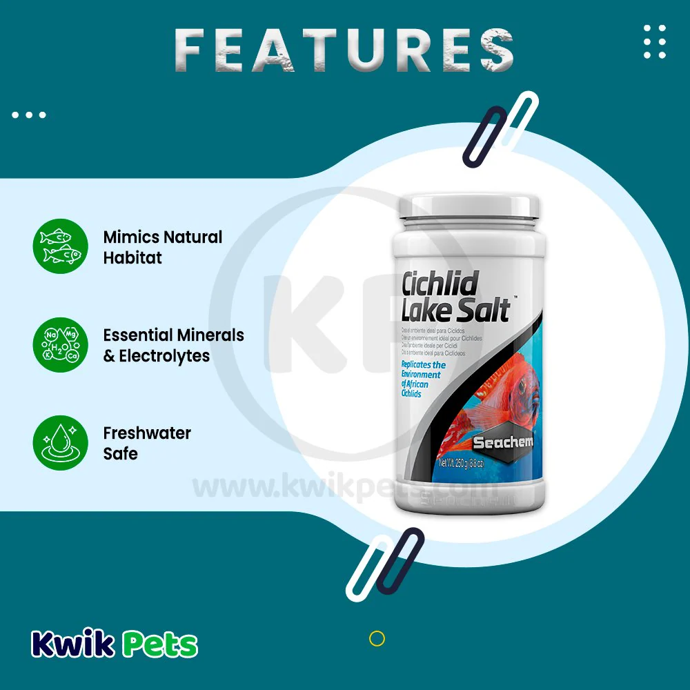 Seachem Cichlid Lake Salt 8.8-oz - Image 2