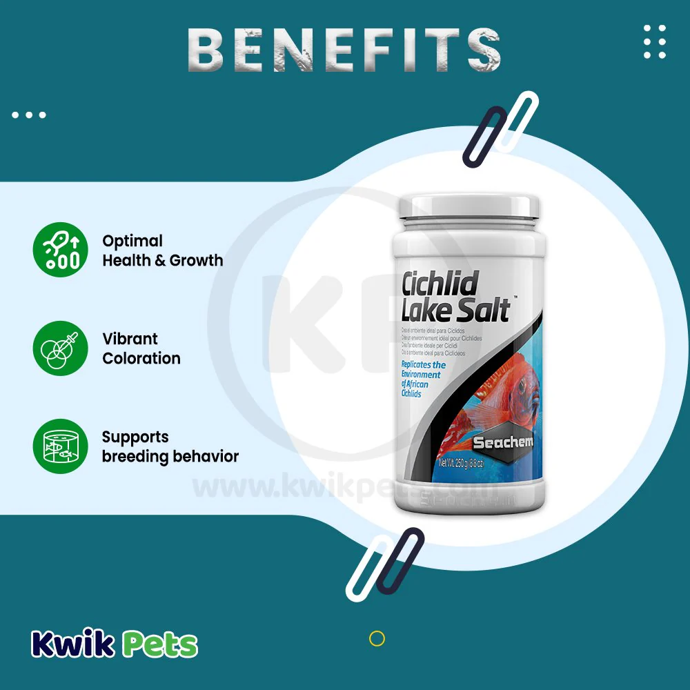 Seachem Cichlid Lake Salt 8.8-oz - Image 3
