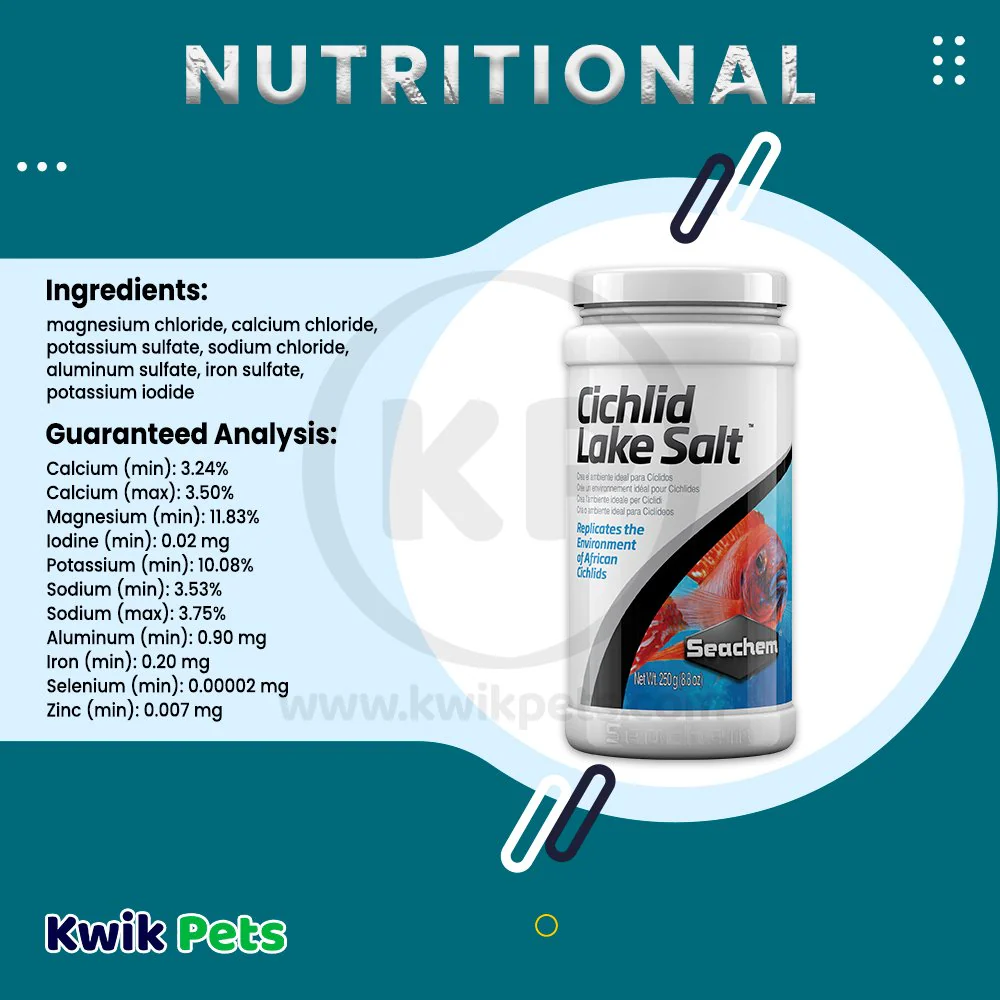 Seachem Cichlid Lake Salt 8.8-oz - Image 4