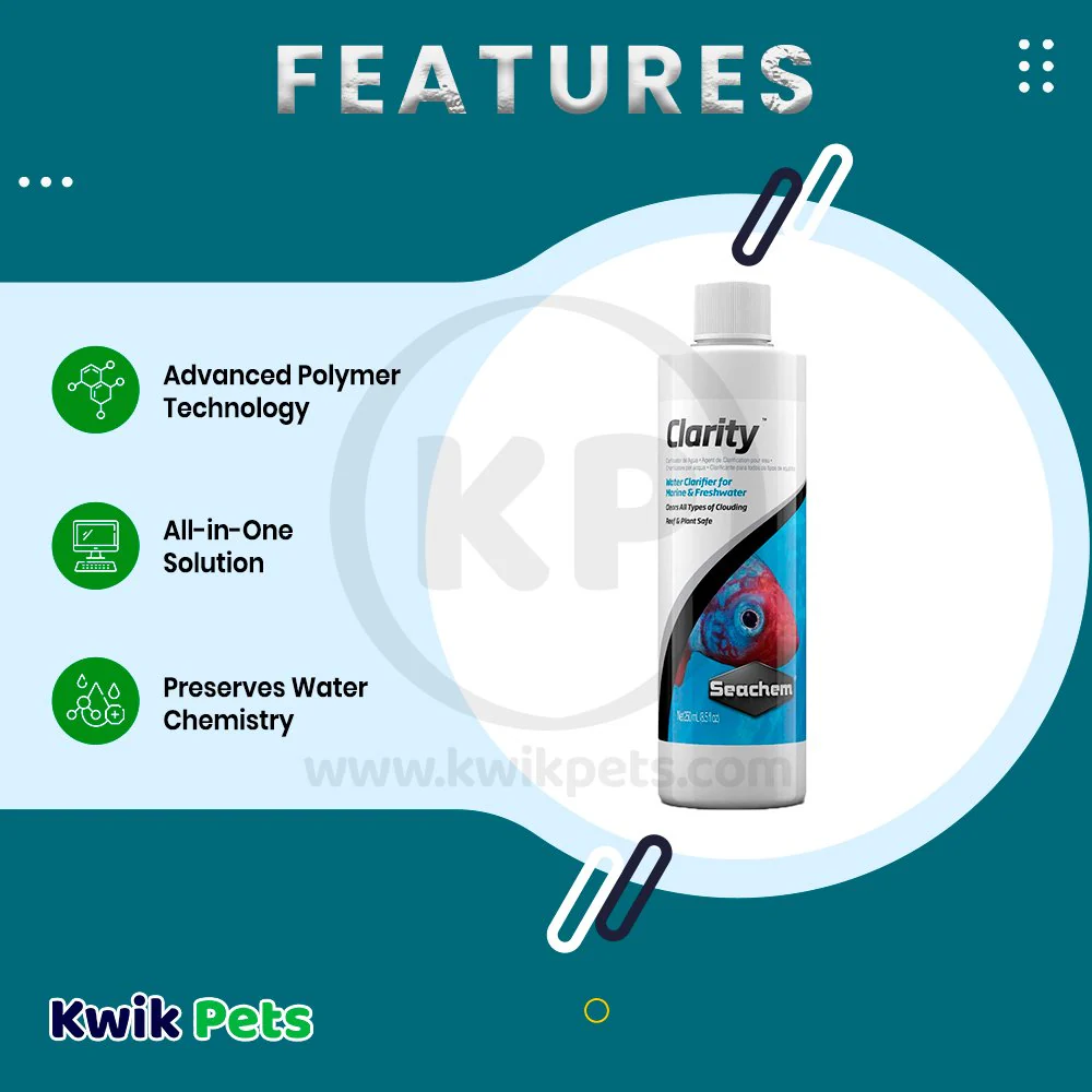 Seachem Clarity Ultimate Water Clarifier 250 ml - Image 2