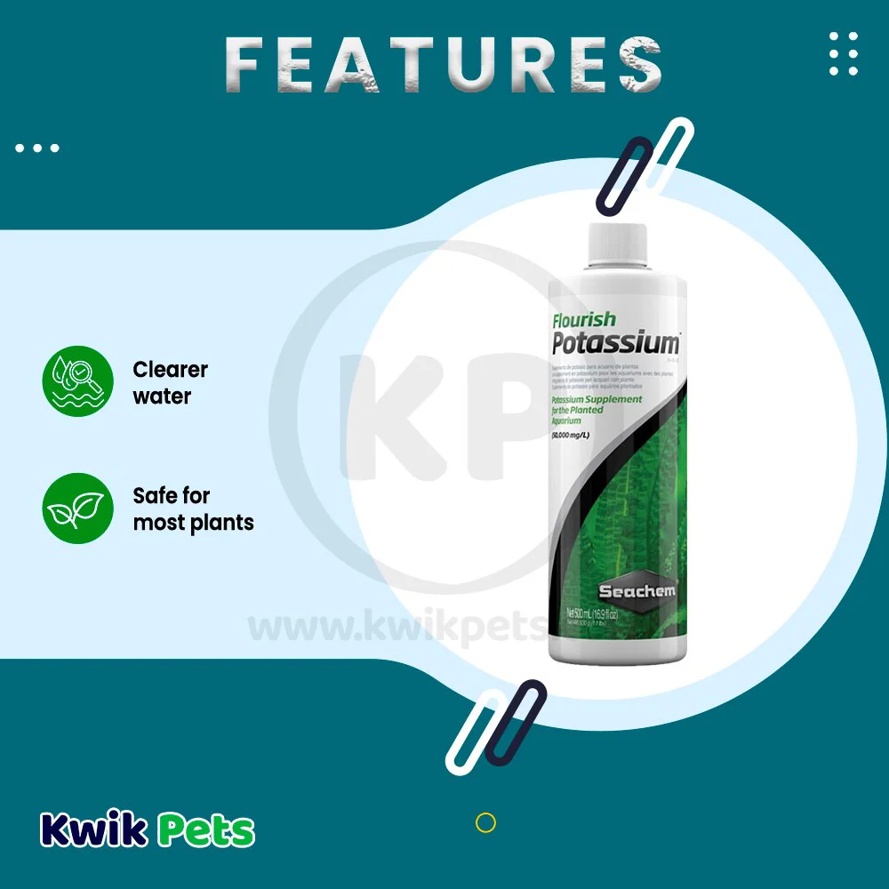 Seachem Flourish Potassium Plant Supplement 500 ml - Image 2